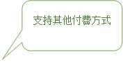 支持其他付费方式